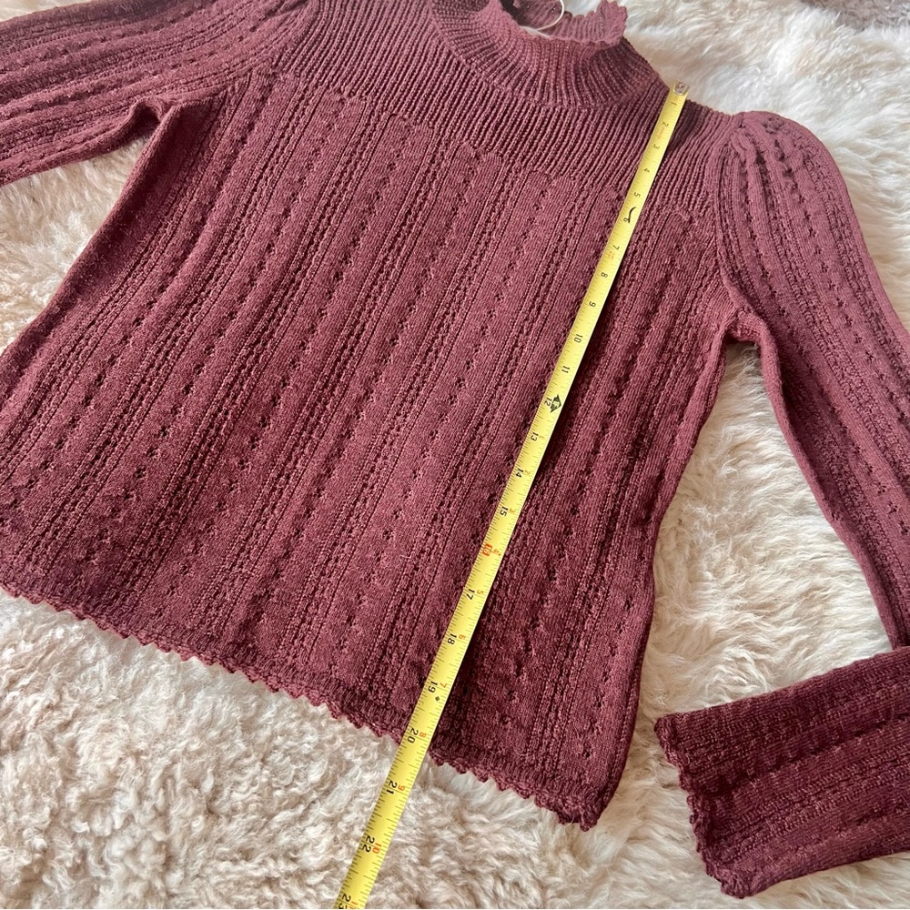 💋SOLD💋🍂🤎DÔEN ‘Minou’ Silk Baby Alpaca Brown Turtleneck M✨ - Picture 8 of 14